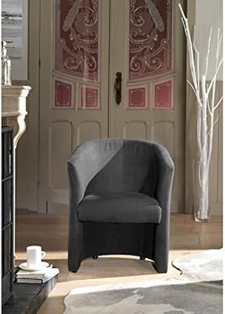 Baya Fauteuil Cabriolet En Tissu Gris Anthracite Amazonfr