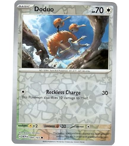 dodrio pokemon card value Amazon.com: Dodrio 085/165 - Pokemon 151