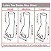 EXLATEX Latex Socks with Toes Men's Tights Plus Size Short Latex Stockings Black
