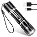 AUOPRO Powerful 800 Lumen Rechargeable Tactical LED Flashlight Handheld Torch Light with Clip - 18650 Battery, Military Grade Water Resistant, 5 Modes for Indoor/Outdoor(Home Emergency Camping Hiking)