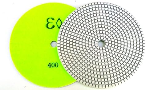 7" Wet Diamond Polishing Pad, Grit #400