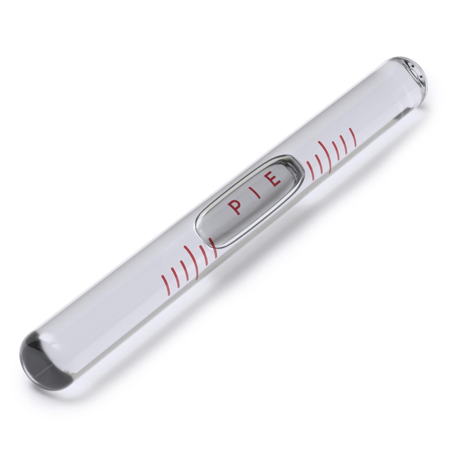 Replacement Level Glass Vial, Spirit Bubble Level, Clear with Nib, Accurate, 100mm x 9.5mm - Transparent