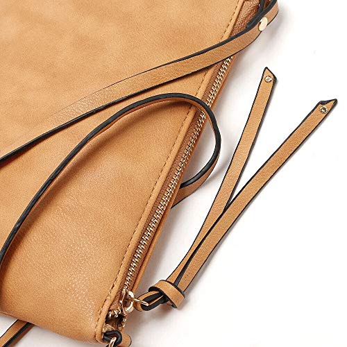 image for Clearance Sale! ZOMUSAR Women's PU Leather Pure Color Wristlet Clutch 