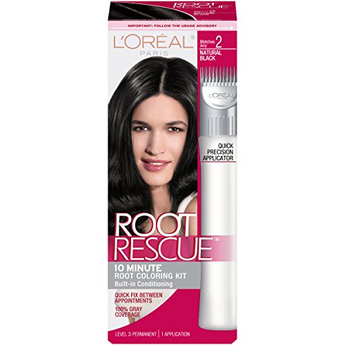 L’Oréal Paris Root Rescue Hair Color, 2 Natural Black