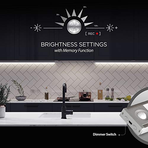 image for EShine 24 inch Rechargeable Battery Powered Motion-Activated LED Under