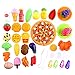 Lingxuinfo 40 Piece Kitchen Toys Cutting Fruits Vegetables Pretend Food Playset Toy