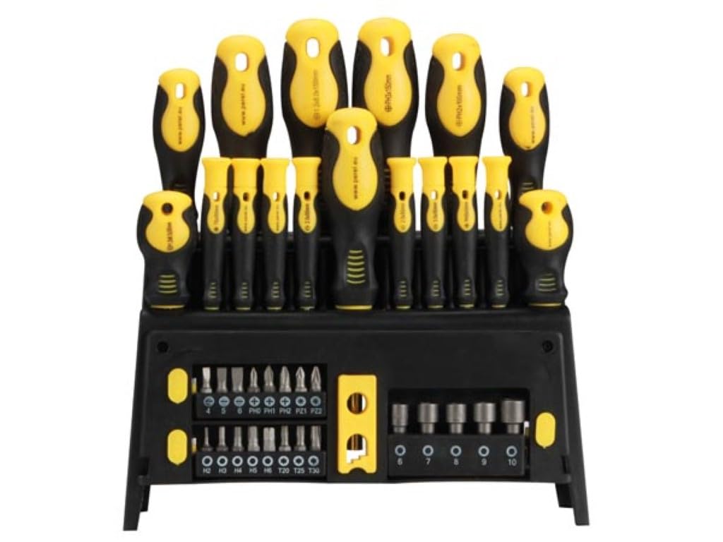 Perel HSET23 Screwdriver and Bit Set (Pack of 6)