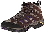 Merrell Women's Moab Ventilator Mid Hiking Boot,Bracken/Purple,7.5 M US
