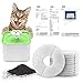 HELLOSAM Pet Fountain Automatic Water Dispenser Filters - 12Pcs, Activated Carbon Drinking Water Fountain Filters Replacement
