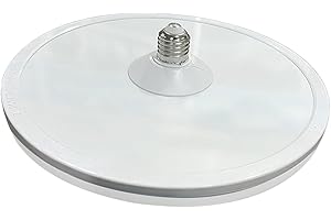 100W Equivalent LED UFO High Bay Light Saucer Light Head 12000LM E39/E40 Base Super Bright Shop for Warehouse Garage Basement