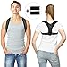 Posture Corrector for Men Women Flat Back Brace Adjustable Support Brace with 2 Pads for Upper Back Shoulder