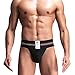 Arjen Kroos Men's Jockstrap Underwear Breathable Mesh Athletic Supporter Jock Straps,C2-BLACK-AK7004,Medium