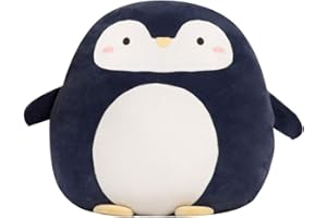 hitoshe Penguin Plush Pillow, Soft Penguin Stuffed Animal Hugging Pillow Toy Gifts for Birthday, Valentine, Christmas, 16inch