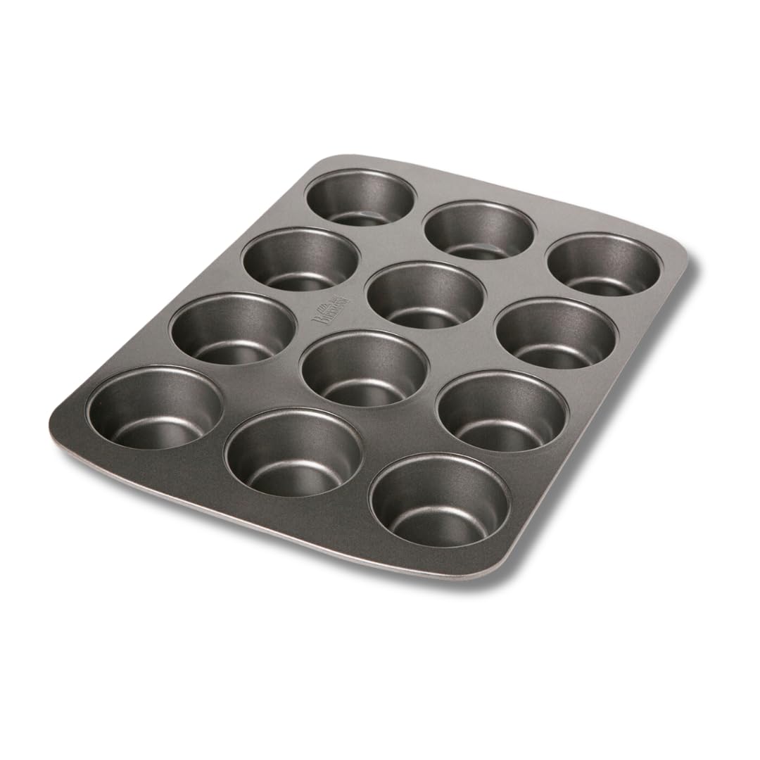 RBV Birkmann Muffinform Easy Baking, 12er, Antihaftbeschichtung, Backform, Muffinblech