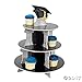 Graduation Cupcake Holder (3 Tiers) Grad Party Supplies Black