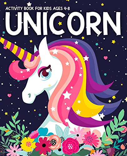 UNICORN COLORING & ACTIVITY BOOK FOR KIDS Ages 4-8 Dot to Dot ...