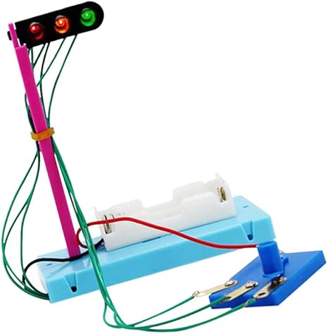 Amazon 科学教育用品 Diy信号機モデル 信号機モデル玩具 モデル信号機 子供科学実験おもちゃ 子供知育 おもちゃ雑貨 おもちゃ