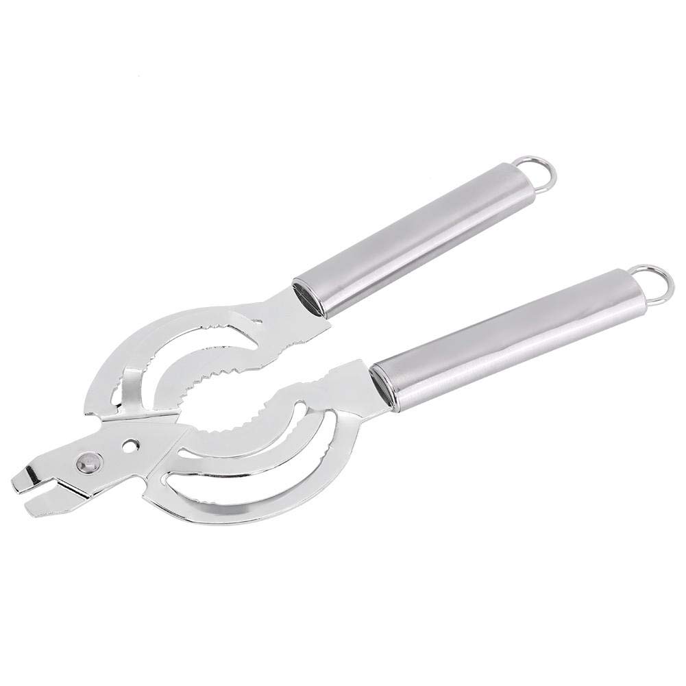 Jar Opener Multifunctional Stainless Steel Can Opener Bottle Jar Lid Remover Kitchen Tool