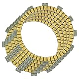 Caltric CLUTCH FRICTION PLATE Fits HONDA ATC200X ATC 200X ATC 200 X 1983-1987 ATV 5 PLATES