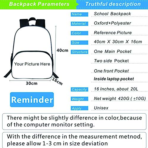 Preschool Children Bookbag,Extensive Cityscape With Big Ben Westminster Bridge on River Thames and Clouds Image 15.7" Multicolor,Travel & Hiking Backpack Daypack Bag Organizate Textbooks and Pens