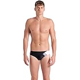 Arena Mens Arena Feel Men's Stripe Swim Briefs Sports Bathing Swimsuit Pool Beach Swimwear