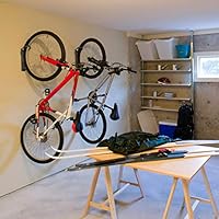 vertical bike rack garage