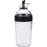 OXO Good Grips Little Salad Dressing Container with Measurement Markings | Leak-Proof Seal, Meal Prep Friendly, Salad Accessory, Salad Dressing Bottle, Easy to Store Sauces &amp; Marinades