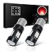 SIRIUSLED Extremely Bright 35W 2835 Chipset 21 SMD LED Bulbs with Projector for Car Turn Signals Daytime Running DRL Brake Tail Lights Dual Brightness 1157 2057 2357 7528 BAY15D P21/5W Red
