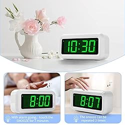 KWANWA LED Clock, Alarm Clock for Kids, 1.2inch