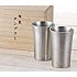 大阪錫器　錫製タンブラー　スタンダード ペア