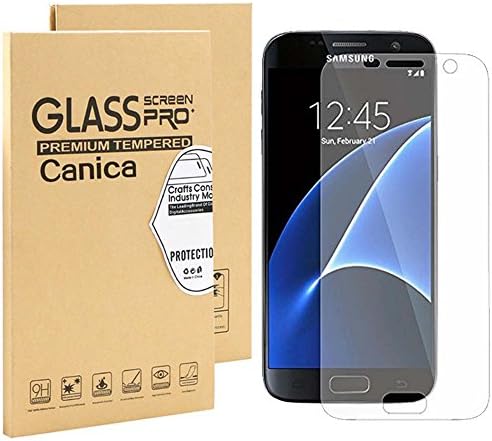 Galaxy S7 Edge Screen Protector,S7 Edge Screen Protector,Canica Galaxy S7 Edge Tempered Glass Screen Protector for Samsung Galaxy S7 Edge
