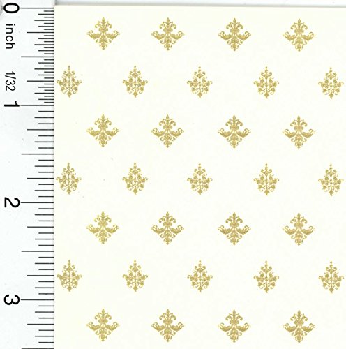 Dollhouse Wallpaper "Majestic" in Creme by Scalamandre