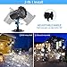 Christmas Projector Lights Outdoor, B-right Snowflake Projection Lights Waterproof LED Christmas Snow Lights with Remote Control, Sparkling Landscape Decorative Lighting for Xmas Thanksgiving Party