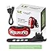 LE Rechargeable LED Bike Light, Bicycle Rear Light, 5 Lighting Modes, Cycling Taillight, USB Cable Included