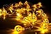 Senmao Halloween String Lights - 30 LED with Orange & Warm White Lights - 20ft, 8 Modes, IP65 Rated for Outdoor Patio, Garden & Parties