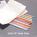 Zicome Reclosable Stand Up Drinks Pouches Bags with Plastic Flexible Straws, Set of 50
