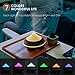 Aiho Aromatherapy Essential Oil Diffuser 200ML 5-in-1 Cool Mist Mini Ultrasonic Humidifier with 7 Color Changing Lamps 4 Timer Settings and Waterless Auto Shut-Off (Dark Brown)thumb 1