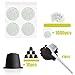 IreVoor 1000 pcs DIY Aluminum Espresso Lids Compatible with Nespresso 10 pcs Empty Capsule