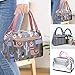 Ladiy New Prints Heat Preservation Portable Zipper Closure Lunch Bag Tote Lunch Bags