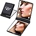 Miss Sweet Led Lighted Compact Pocket Mirror for Beauty Makeup (Black)