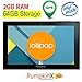 10.1 inch [2GB RAM] 64GB Android 4.4 KitKat [Intel QUAD CORE] Tablet w/ GPS, IPS 1280x800 Display, HDMI, Bluetooth 4.0, full-size USB, WiFi, Play Store-American Pumpkins