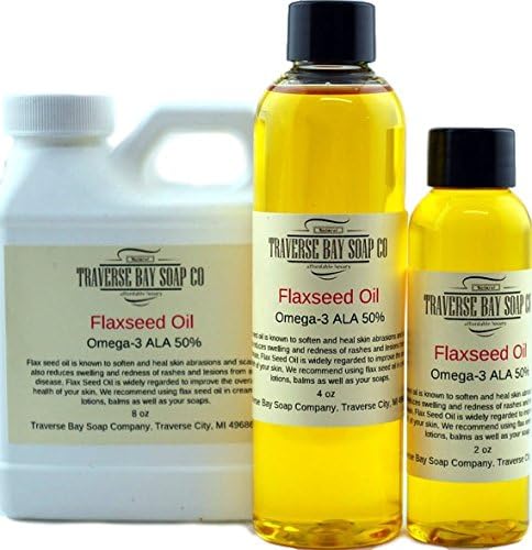 Flax Seed Oil, Organic 32 oz, Safety Sealed Container. Soap Making, Lotion, Creams, Bath, Beauty.