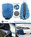 Sudz Budz® Premium Car Wash Kit 10pcs | Wash Mitt, Detailing Mitt, Twisted Loop Drying Towel, Interior Duster, Glass Towels, Wheel and Detail Brush Set. Professional Exterior and Interior Car Care