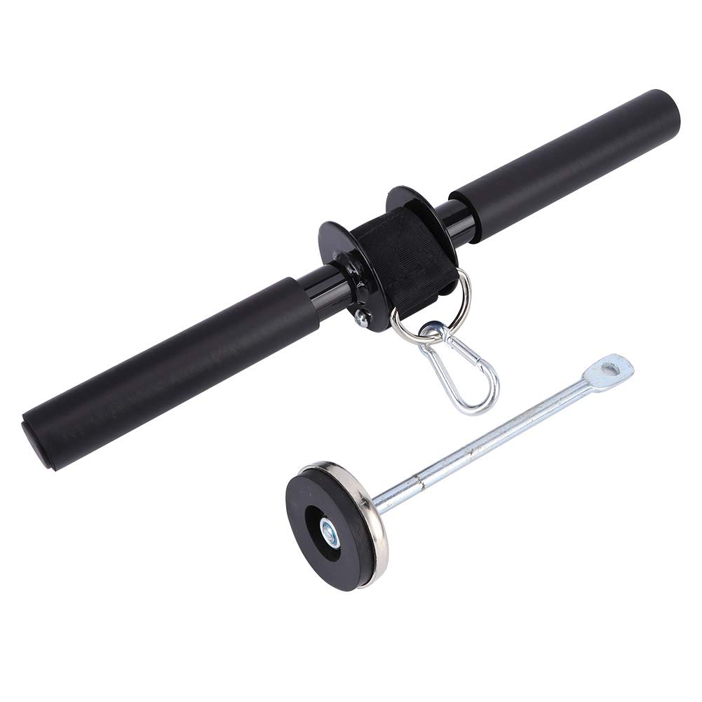 Forearm Strength Trainer, Black Anti-Slip Handle Easy To Use Nylon Webbing Bring A Comfortable Hand Feel Safe And Reliable Suitable For Fitness Enthusiasts And Wrist Rehabilitation Exercises At Home