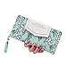 SeptCity Womens Wallet Floral Leather Western Bifold Clutch, 2028-GRN