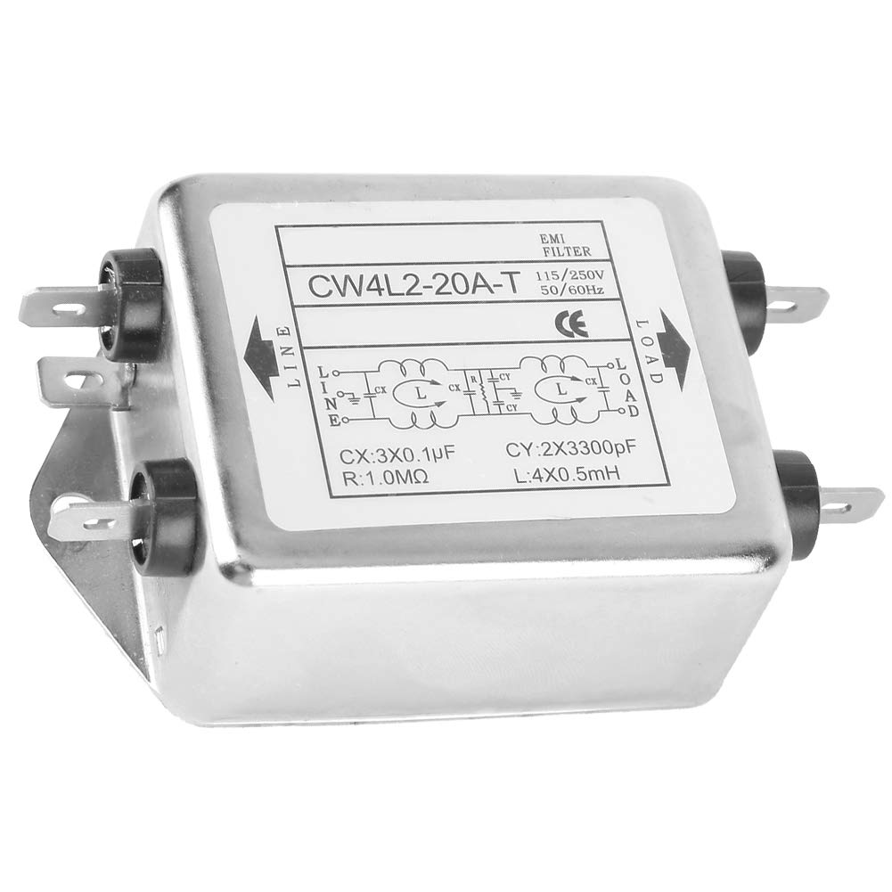 CW4L2-20A-T EMI Power Filter Single-p Double-Section Power Filter 115V/250V