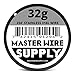 Stainless Steel 316L - 250' - 32 Gauge Wire - 250ft - 0.2mm - 0.008in - Made in USA - Master Wire Supply