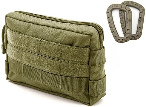 Molle Pouches - Tactical Compact Water-resistant EDC Utility Gadget Gear Pouch Hanging Waist Bag