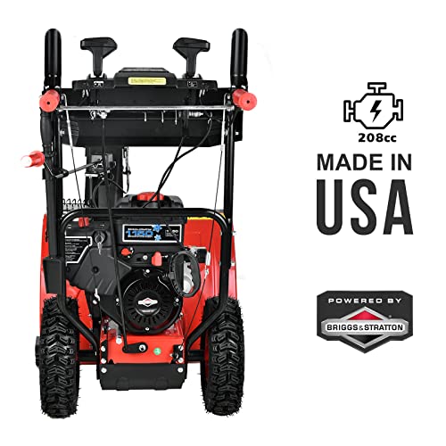 PowerSmart Snow Blower Gas Powered 24 in. 208cc B&S Engine with