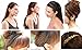 Merrylight Fashion Elastic Stretch Hair Braid Headband Plaited Braid Synthetic Hair Band Hair Piece (Dark Brown-4)